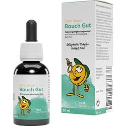 Flasche und Verpackung eines Nahrungsergänzungsmittels mit lustiger gelber Figur vorne.